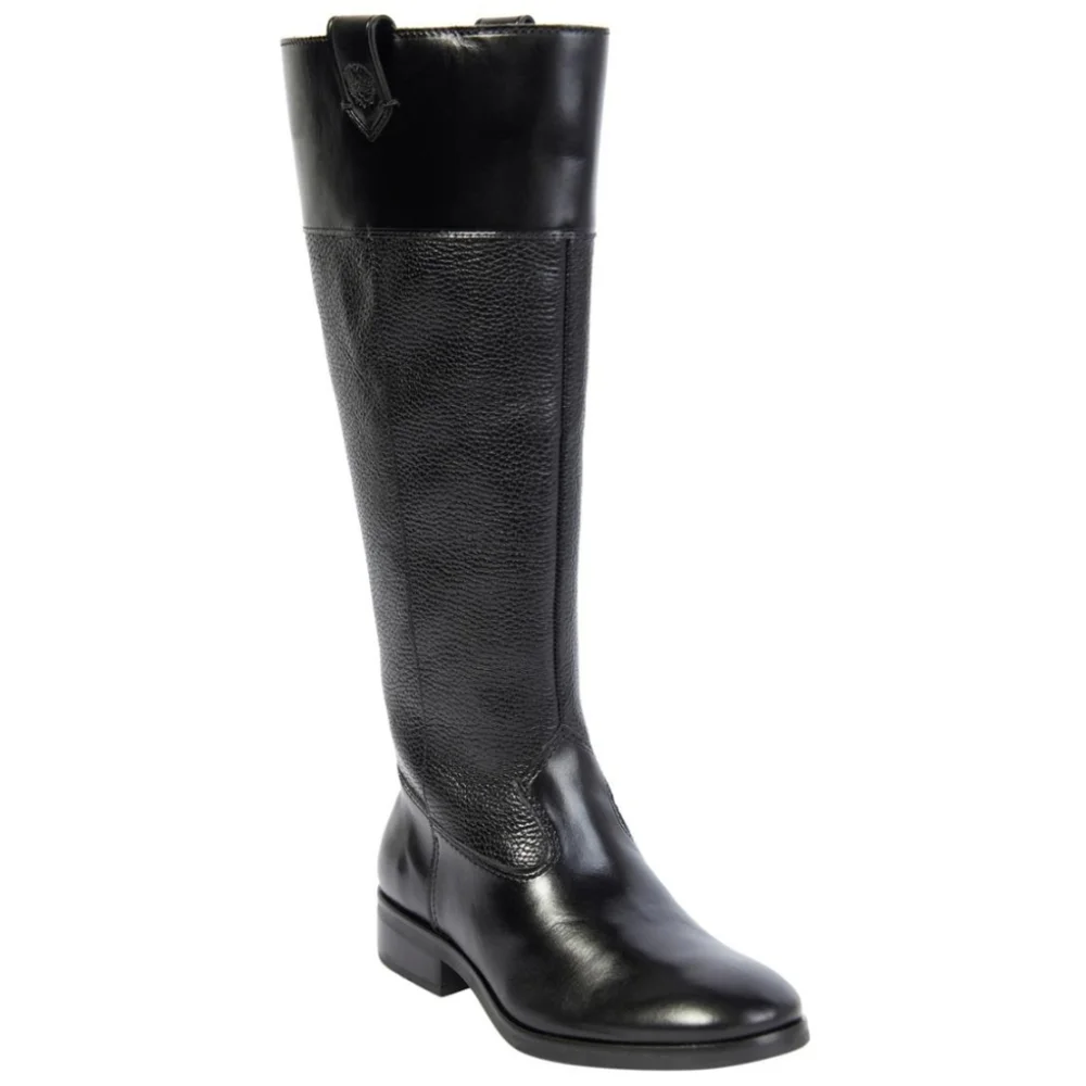 VINCE CAMUTO Selpisa 2 Tall Leather Wide Calf Boots